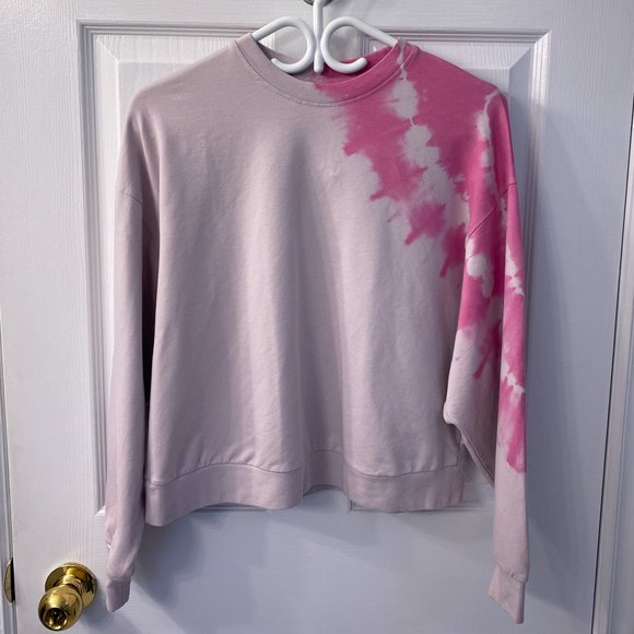 Joy Lab Bubble Gum Pink & Lilac Long Sleeved Top/Pullover Sweatshirt Size XS/S - Picture 12 of 12
